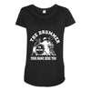 drummer Maternity Scoop Neck T-shirt
