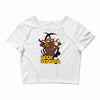 wood monster Crop Top