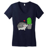 prickly love Women's V-Neck T-Shirt