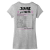 June Girl Facts Gemini Women's V-Neck T-Shirt