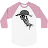 zombie eating brains 3/4 Sleeve Shirt
