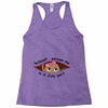 July Peeking Out Baby Girl Racerback Tank