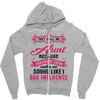 They Call Me Aunt Partner in Crime Zipper Hoodie