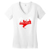 parkour jump freestyle Women's V-Neck T-Shirt