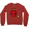 bird powered robot Crewneck Sweatshirt