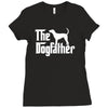 the dogfather bluetick coonhound white Ladies Fitted T-Shirt