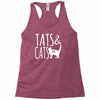 tats and cats Racerback Tank