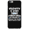 halloween is scary but stomach cancer is deadly spread the word lep sa iPhone 6/6s Case