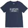 if a man say's he will fix it funny V-Neck Tee