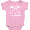 This Girl Loves Her Girlfriend Baby Onesie