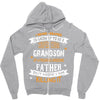 Super Cool Grandson Of A Freaking Awesome Father Zipper Hoodie