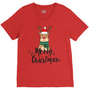 merry cristmas reindeer V-Neck Tee