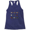 WE DON'T BELIEVE WHAT'S ON TV Racerback Tank