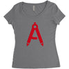 alphabet Women's Triblend Scoop T-shirt