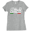 retro italo disco Ladies Fitted T-Shirt