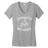 gangsta wrapper Women's V-Neck T-Shirt