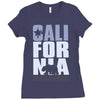 california republic Ladies Fitted T-Shirt
