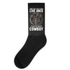 You Only Live Once It as a Cowboy Socks