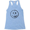 smiley dissection Racerback Tank