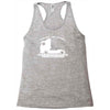 stolzer lkw fahrer trucker disponent Racerback Tank