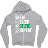 eat sleep celtic Zipper Hoodie