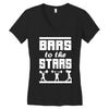 bars to the stars Women's V-Neck T-Shirt