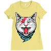 cat rock Ladies Fitted T-Shirt