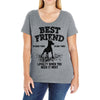 Best Friend Doberman Ladies Curvy T-Shirt