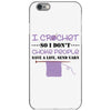 i crochet so i don't choke people save a life, send yarn iPhone 6/6s Case