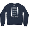 beard length chart Crewneck Sweatshirt