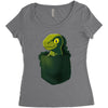 pocket raptor Women's Triblend Scoop T-shirt