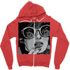 sad girl Zipper Hoodie