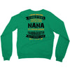 Super Cool Nana Of A Freaking Awesome Granddaughter Crewneck Sweatshirt