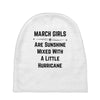 March Girls Baby Beanies