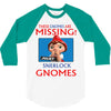 Sherlock Gnomes 3/4 Sleeve Shirt