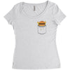 Pocket Burger Women's Triblend Scoop T-shirt