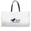 my cat ate your stick family Weekender Totes