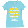 Sarcoma Cancer Awareness Ladies Fitted T-Shirt
