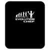 evolution of a chef cooking funny mens Mousepad