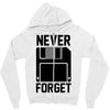 never forget floppy disk Zipper Hoodie