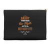 daddy the man the myth best daddy ever Accessory Pouches