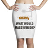 what would macgyver do tshirt funny 80s tv show tee dean richard ander Pencil Skirts
