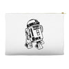 r2 d2 retro star wars sci fi lucas Accessory Pouches