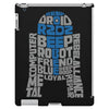 r2d2 typography iPad 3 and 4 Case