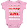 Santa Only Comes Once A Year Pop Pop Is Always Here To Cheer Baby Onesie