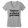 joke fisherman carp angling Women's V-Neck T-Shirt