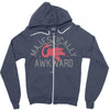 majestically awkward Zipper Hoodie