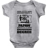 Never Underestimate A Papaw With An Engineer Degree Baby Onesie