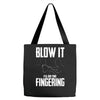 alien blow it fingering Tote Bags