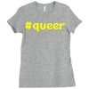 hashtag queer Ladies Fitted T-Shirt